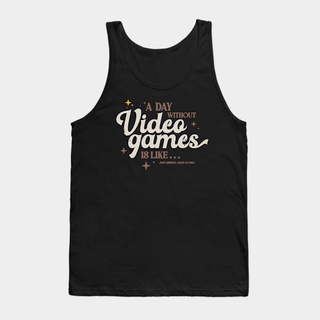 Video Games Tank Top by BadBox